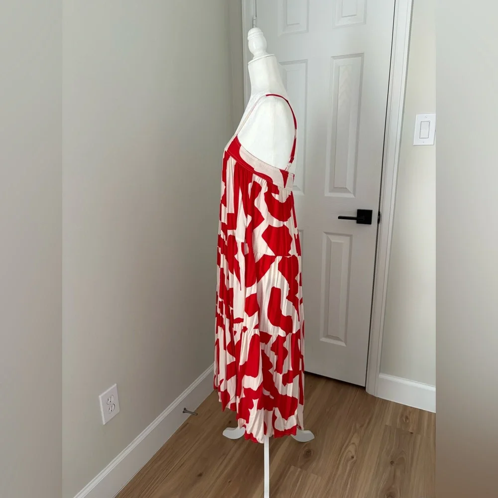 Abel the Label x Anthropologie abstract print maxi dress. - Picture 5 of 7